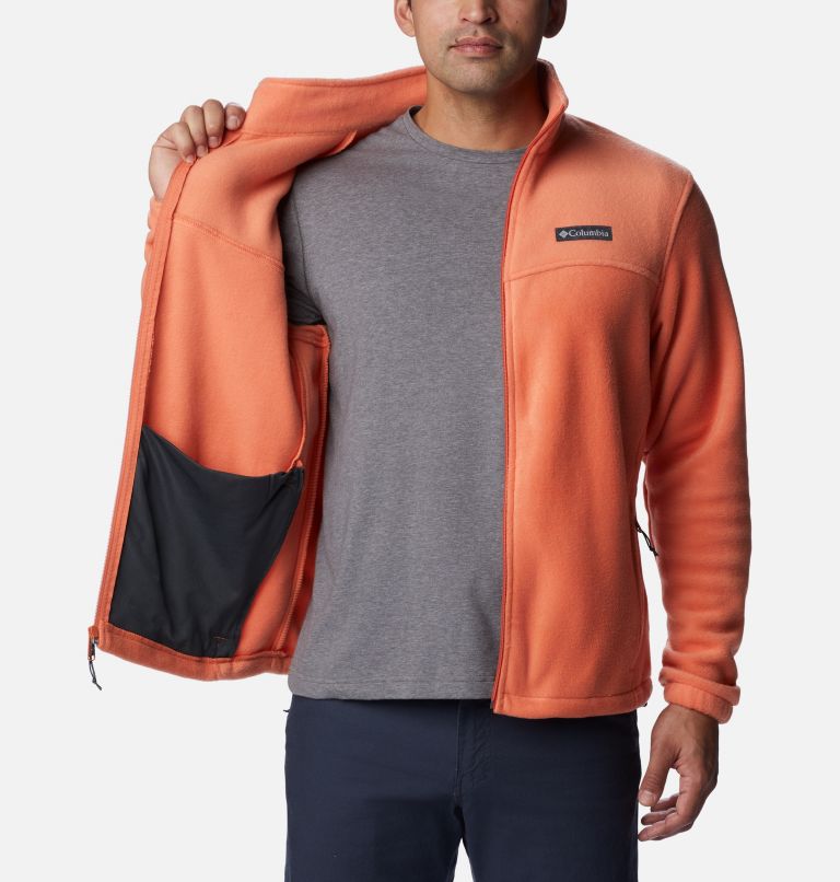 Men’s Steens Mountain 2.0 Full Zip Fleece Jacket - Tall, Color: Desert Orange, image 5