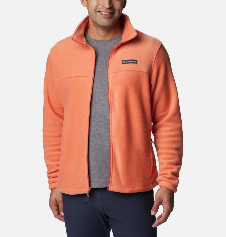 Men's Steens Mountain 2.0 Full Zip Fleece Jacket, Color: Desert Orange, image 7