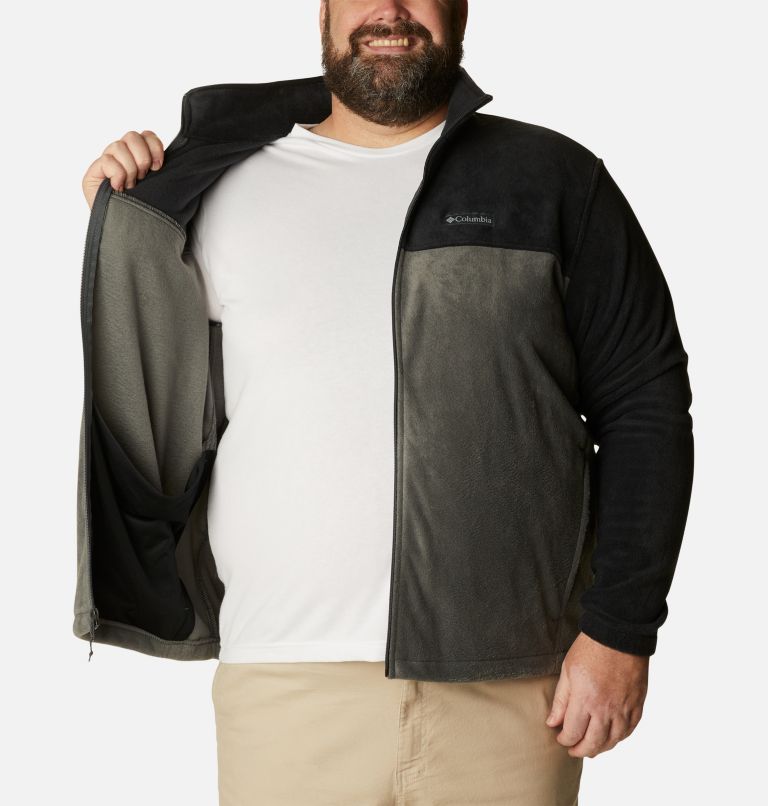 Men’s Steens Mountain 2.0 Full Zip Fleece Jacket - Big, Color: Black, Grill, image 5