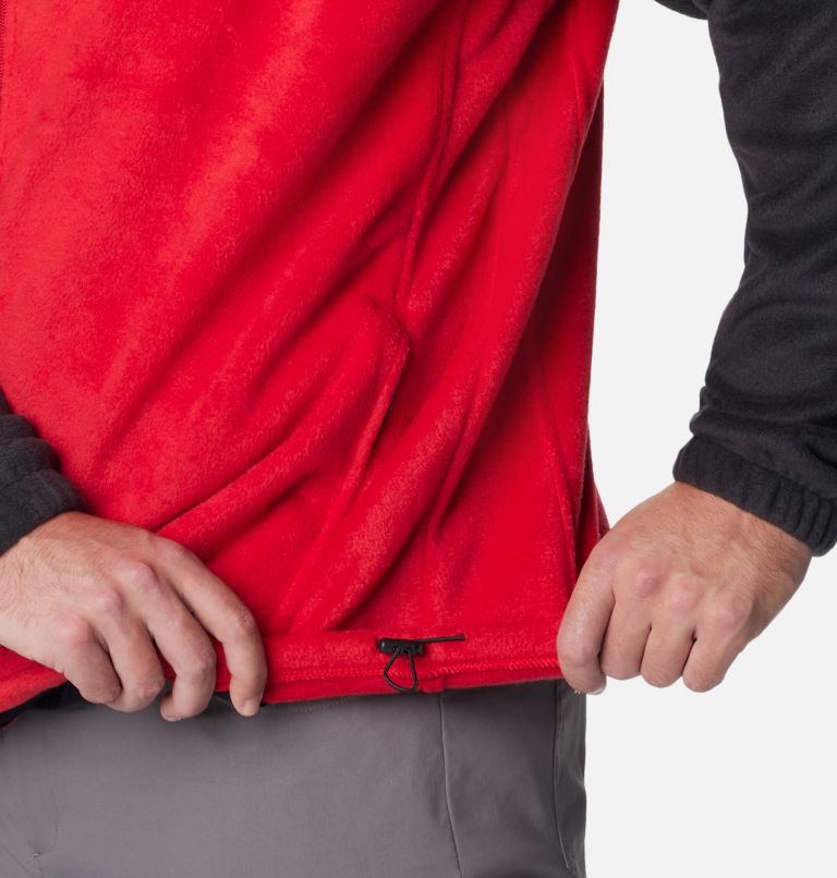 Men’s Steens Mountain 2.0 Full Zip Fleece Jacket - Big, Color: Black, Mountain Red, image 6
