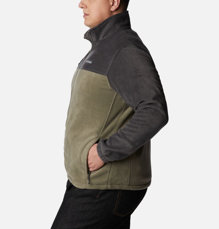 Men’s Steens Mountain 2.0 Full Zip Fleece Jacket - Big, Color: Shark, Stone Green, image 3