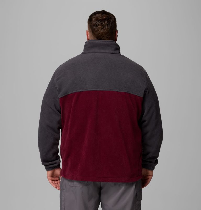 Men’s Steens Mountain 2.0 Full Zip Fleece Jacket - Big, Color: Shark, Rich Wine, image 3