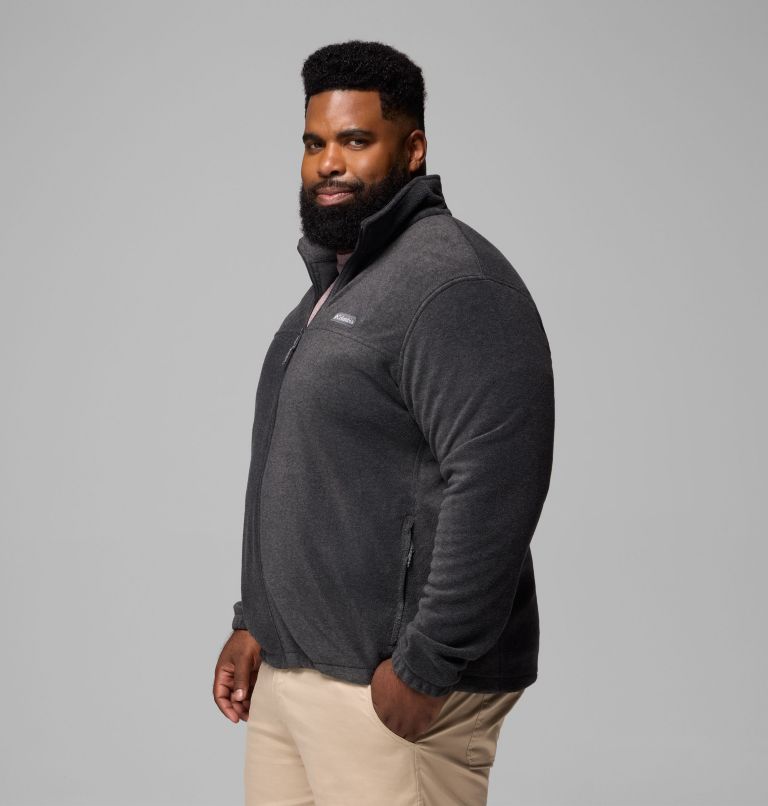 Men’s Steens Mountain 2.0 Full Zip Fleece Jacket - Big, Color: Charcoal Heather, image 4