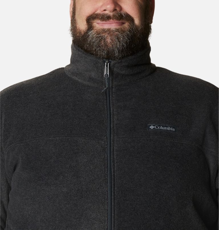 Thumbnail: Men’s Steens Mountain 2.0 Full Zip Fleece Jacket - Big, Color: Charcoal Heather, image 4