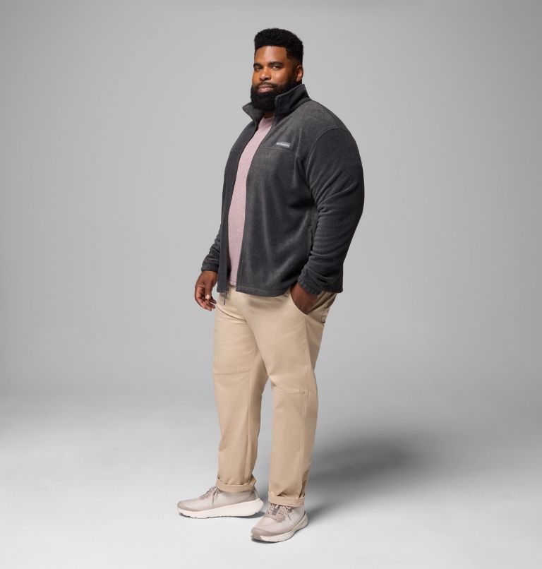 Men’s Steens Mountain 2.0 Full Zip Fleece Jacket - Big, Color: Charcoal Heather, image 2