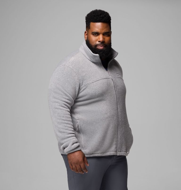 Men’s Steens Mountain 2.0 Full Zip Fleece Jacket - Big, Color: Light Grey Heather, image 5