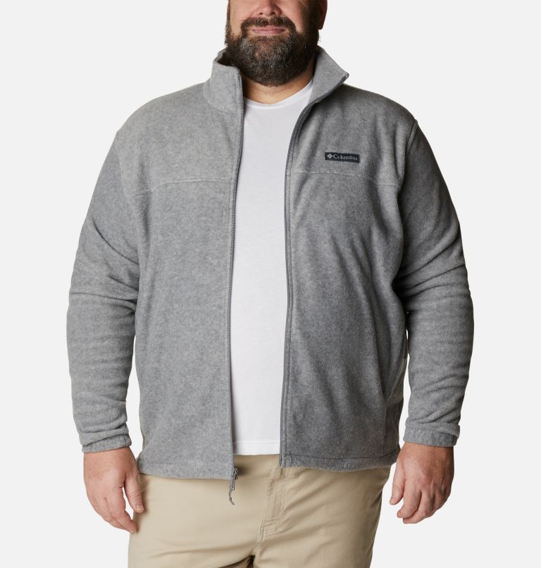 Men’s Steens Mountain 2.0 Full Zip Fleece Jacket - Big, Color: Light Grey Heather, image 7
