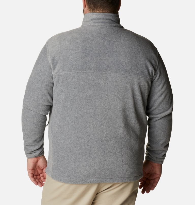 Men’s Steens Mountain 2.0 Full Zip Fleece Jacket - Big, Color: Light Grey Heather, image 2