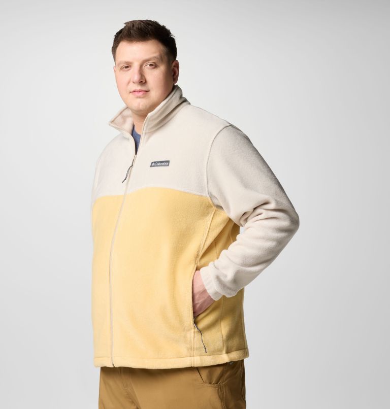 Men’s Steens Mountain 2.0 Full Zip Fleece Jacket - Big, Color: Dark Stone, Sand Dune, image 4