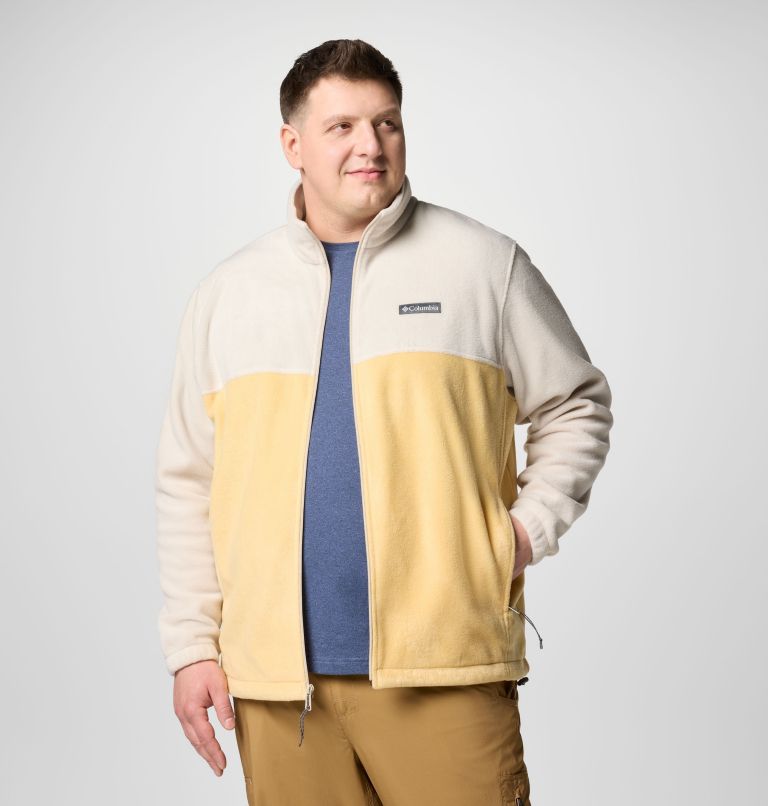 Men’s Steens Mountain 2.0 Full Zip Fleece Jacket - Big, Color: Dark Stone, Sand Dune, image 6