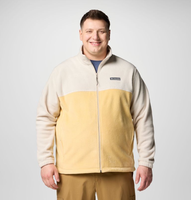 Men’s Steens Mountain 2.0 Full Zip Fleece Jacket - Big, Color: Dark Stone, Sand Dune, image 1