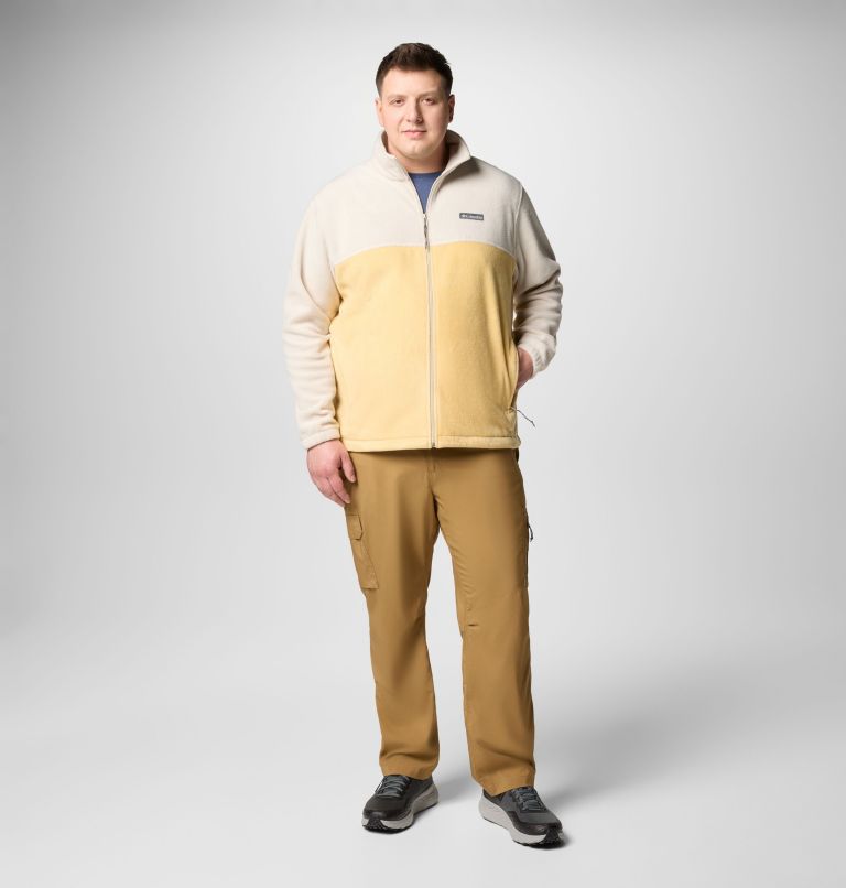 Men’s Steens Mountain 2.0 Full Zip Fleece Jacket - Big, Color: Dark Stone, Sand Dune, image 2