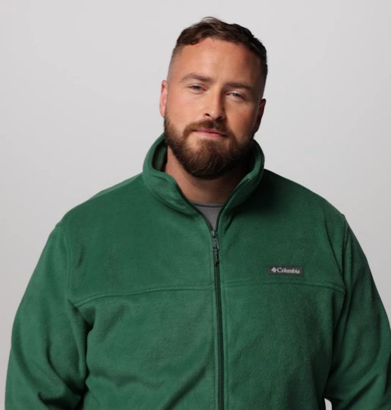 Men’s Steens Mountain 2.0 Full Zip Fleece Jacket - Big, Color: Rain Forest