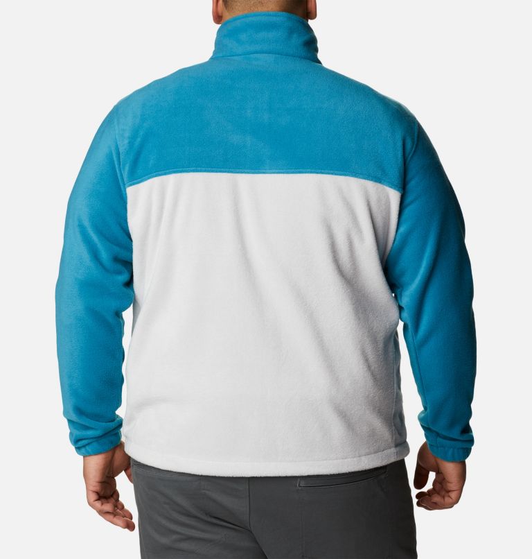 Men’s Steens Mountain 2.0 Full Zip Fleece Jacket - Big, Color: Deep Marine, Nimbus Grey, image 2