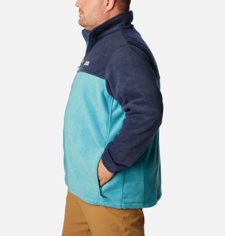 Thumbnail: Men’s Steens Mountain 2.0 Full Zip Fleece Jacket - Big, Color: Collegiate Navy, Shasta, image 3