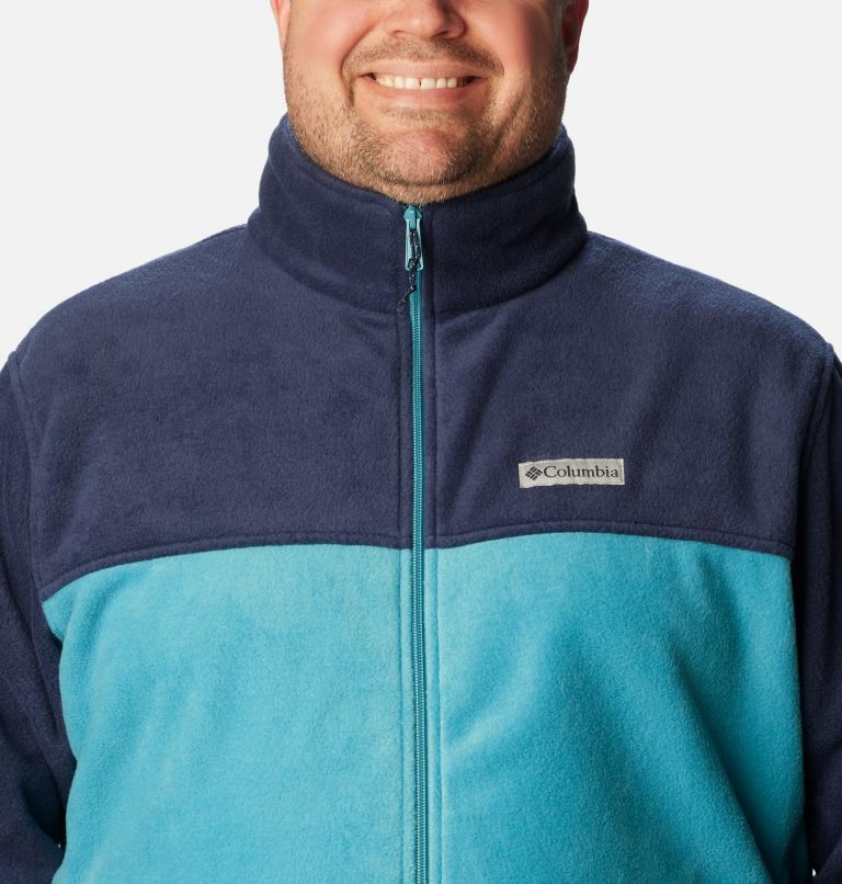 Men’s Steens Mountain 2.0 Full Zip Fleece Jacket - Big, Color: Collegiate Navy, Shasta, image 4