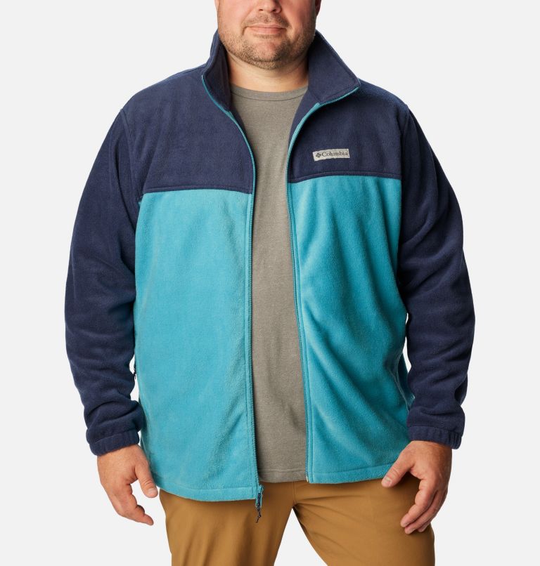 Thumbnail: Men’s Steens Mountain 2.0 Full Zip Fleece Jacket - Big, Color: Collegiate Navy, Shasta, image 7