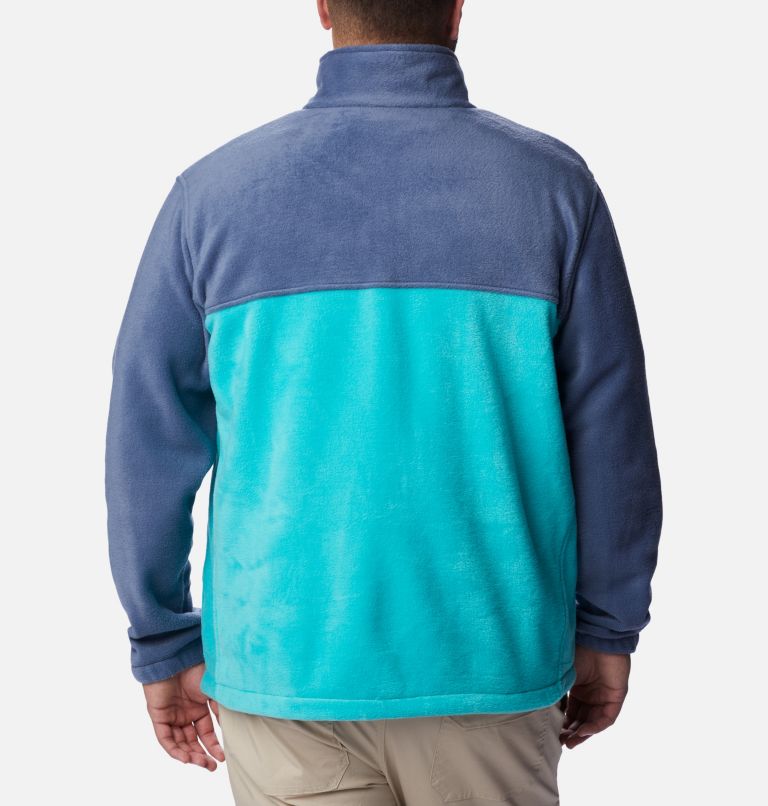 Polaire à fermeture éclair complète 2.0 Steens Mountain pour homme – Large, Color: Dark Mountain, Bright Aqua, image 2