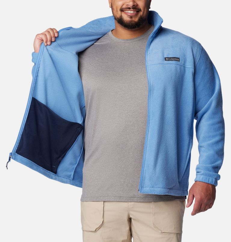 Heather Slate Blue Fleece Big & Tall Size Pullover Hoodie