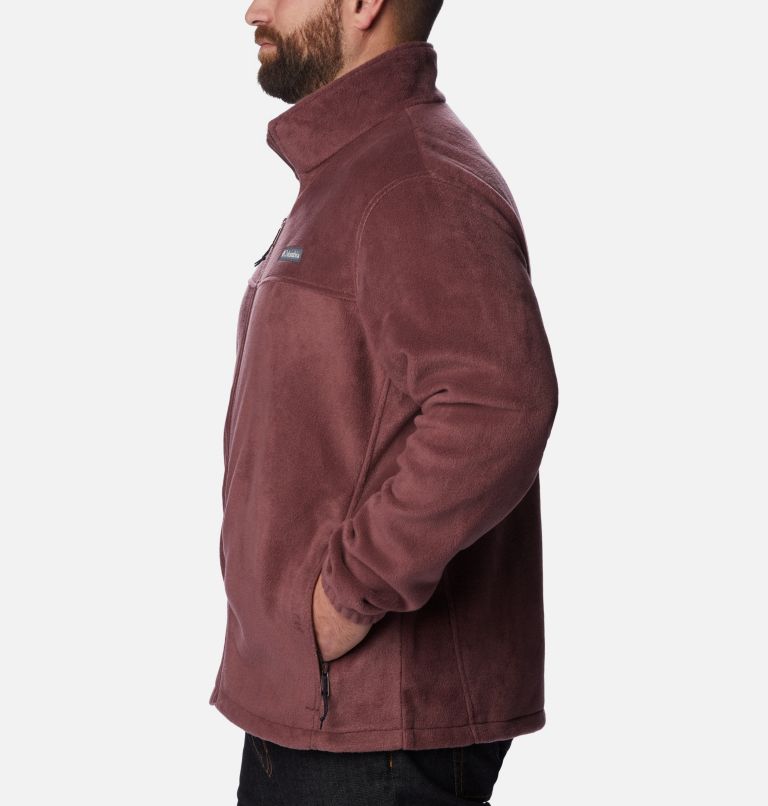 Thumbnail: Men’s Steens Mountain 2.0 Full Zip Fleece Jacket - Big, Color: Light Raisin, image 3