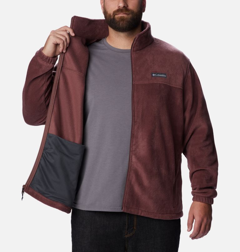 Thumbnail: Men’s Steens Mountain 2.0 Full Zip Fleece Jacket - Big, Color: Light Raisin, image 5