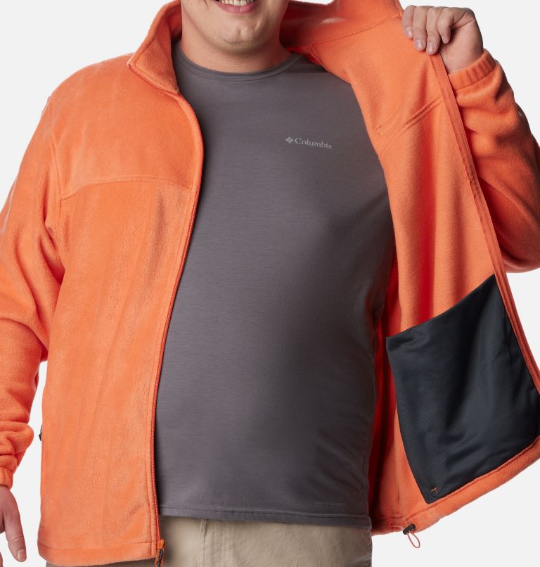 Thumbnail: Men’s Steens Mountain 2.0 Full Zip Fleece Jacket - Big, Color: Desert Orange, image 5