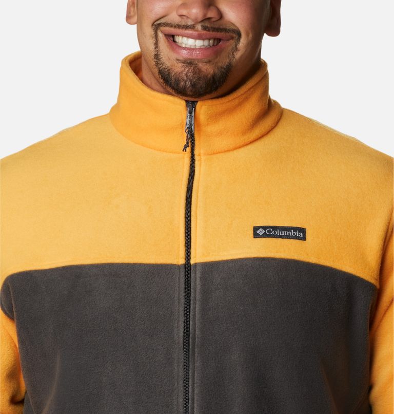 Men’s Steens Mountain 2.0 Full Zip Fleece Jacket - Big, Color: Mango, Shark, image 4