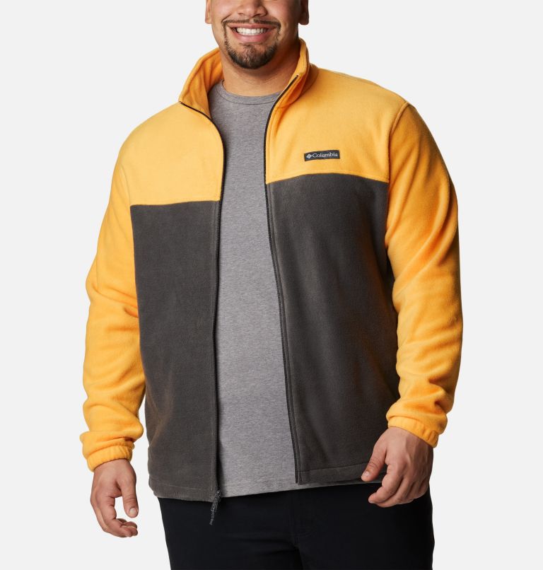 Men’s Steens Mountain 2.0 Full Zip Fleece Jacket - Big, Color: Mango, Shark, image 7