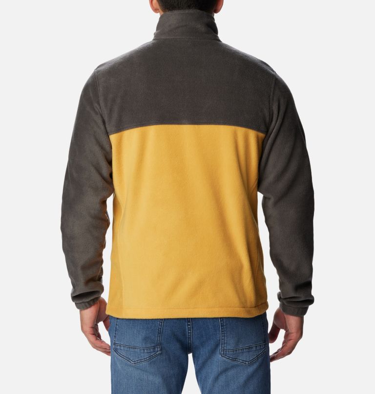 Thumbnail: Men’s Steens Mountain 2.0 Full Zip Fleece Jacket - Tall, Color: Shark, Raw Honey, image 2