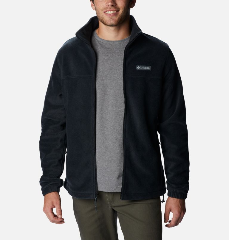 Thumbnail: Men’s Steens Mountain 2.0 Full Zip Fleece Jacket - Tall, Color: Black, image 6