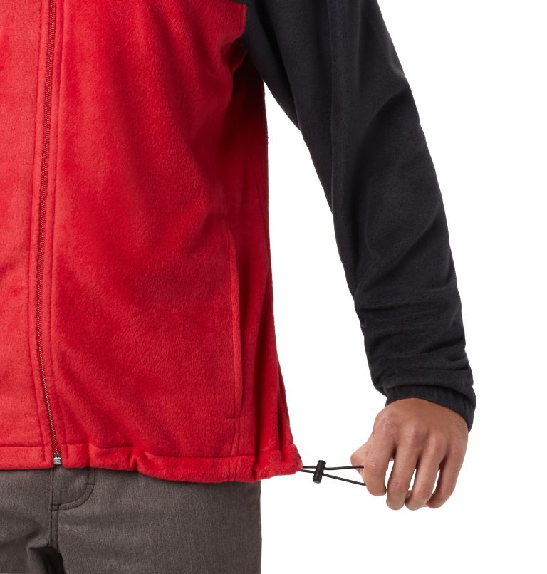 Thumbnail: Men’s Steens Mountain 2.0 Full Zip Fleece Jacket - Tall, Color: Black, Mountain Red, image 3