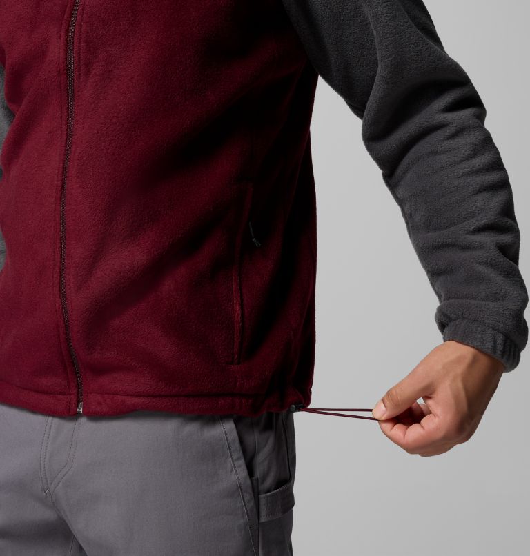 Men’s Steens Mountain 2.0 Full Zip Fleece Jacket - Tall, Color: Shark, Rich Wine, image 7