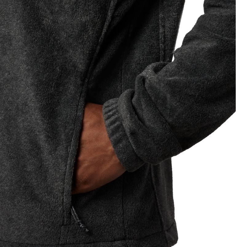 Polaire à fermeture éclair complète 2.0 Steens Mountain pour homme – Grand, Color: Charcoal Heather, image 4