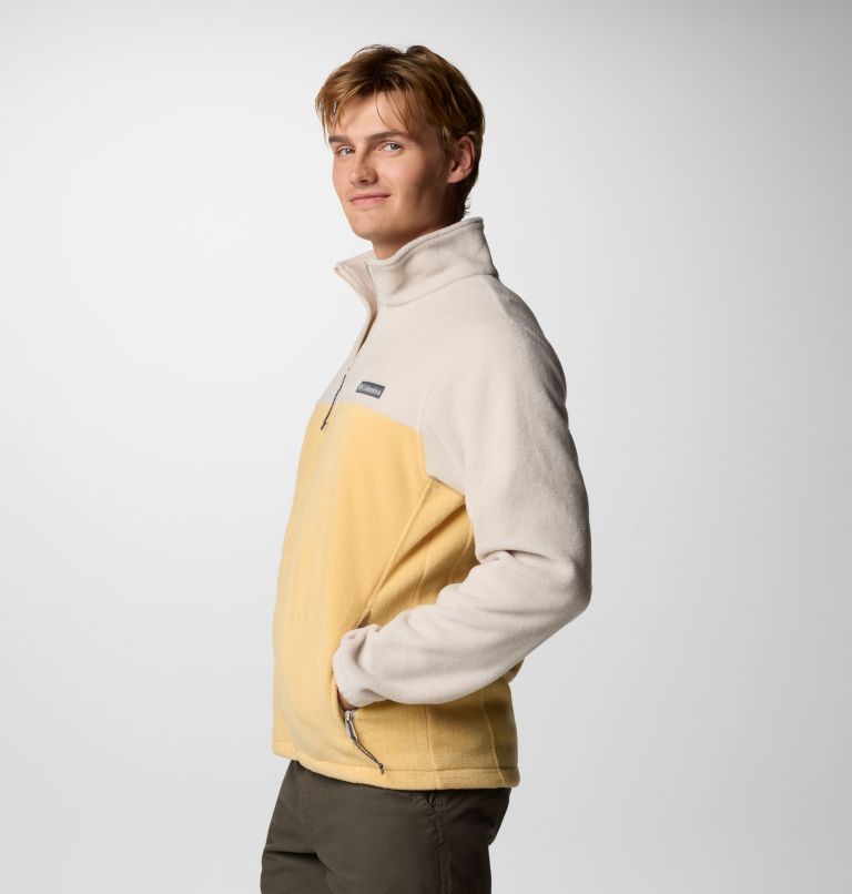 Men’s Steens Mountain 2.0 Full Zip Fleece Jacket - Tall, Color: Dark Stone, Sand Dune, image 4