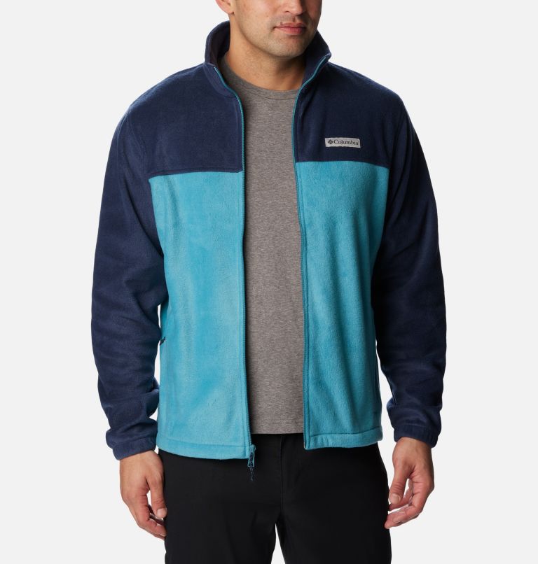 Thumbnail: Men’s Steens Mountain 2.0 Full Zip Fleece Jacket - Tall, Color: Collegiate Navy, Shasta, image 7