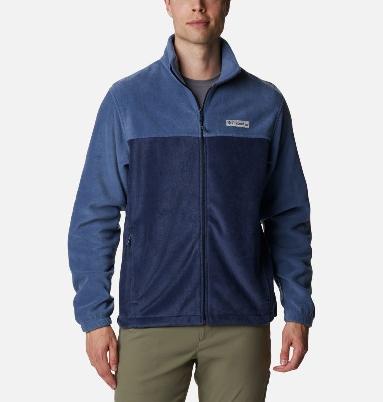 Polaire à fermeture éclair complète 2.0 Steens Mountain pour homme – Grand, Color: Dark Mountain, Collegiate Navy, image 7