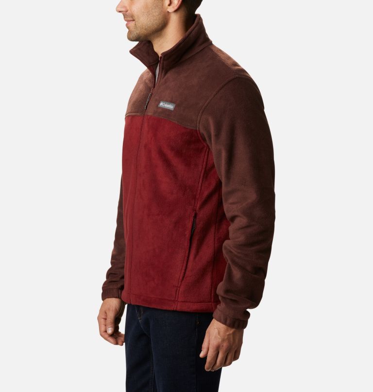 Men’s Steens Mountain 2.0 Full Zip Fleece Jacket - Tall, Color: Red Lodge, Red Jasper, image 3