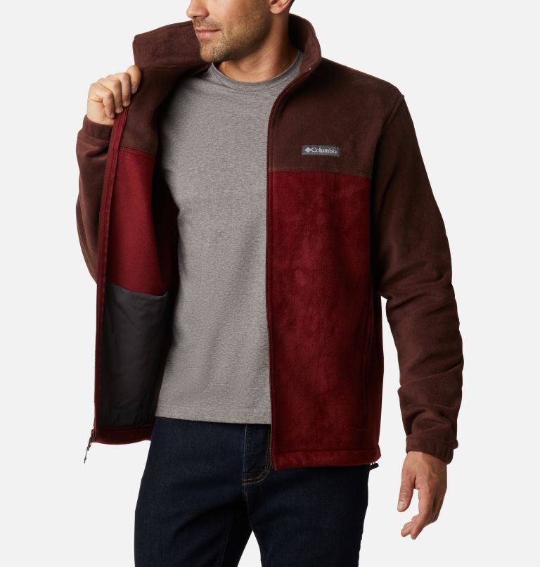 Men’s Steens Mountain 2.0 Full Zip Fleece Jacket - Tall, Color: Red Lodge, Red Jasper, image 5