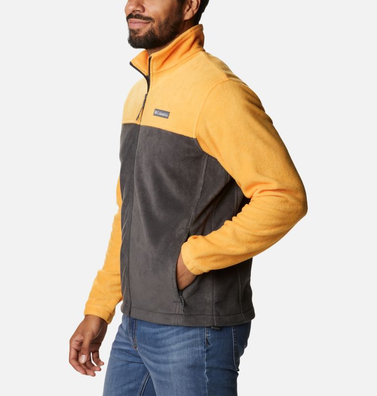 Men’s Steens Mountain 2.0 Full Zip Fleece Jacket - Tall, Color: Mango, Shark, image 3