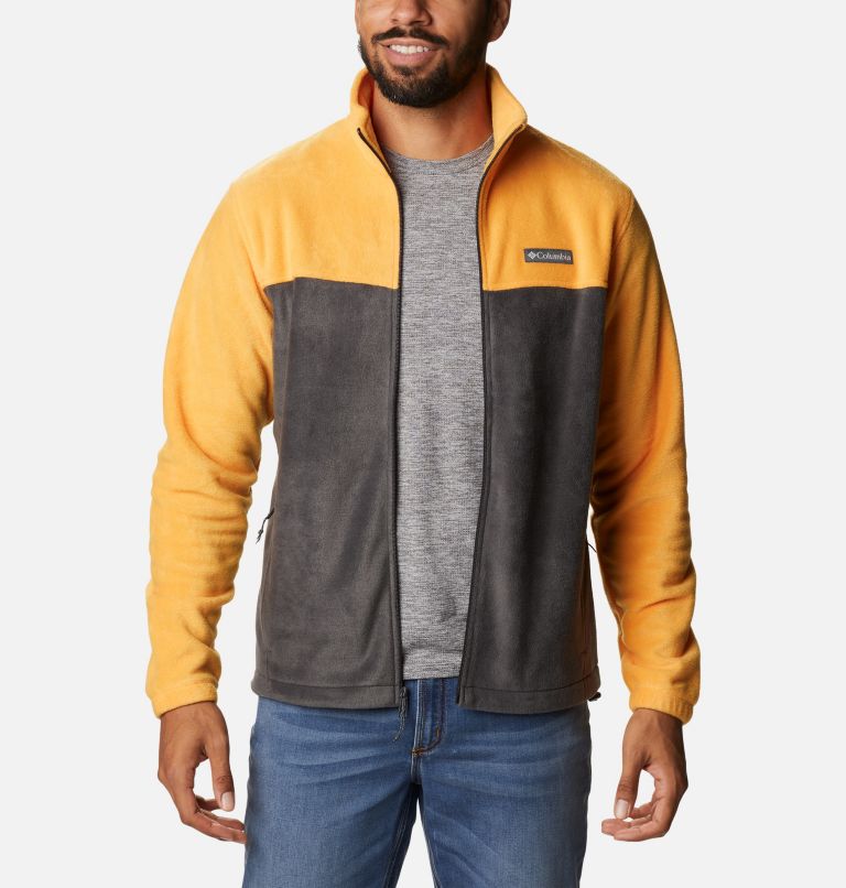 Men’s Steens Mountain 2.0 Full Zip Fleece Jacket - Tall, Color: Mango, Shark, image 7