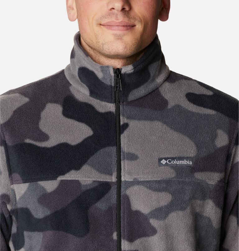 Thumbnail: Men’s Steens Mountain Printed Fleece Jacket, Color: Black Mod Camo, image 4
