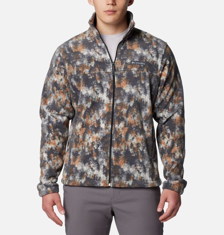 Men s Steens Mountain Printed Fleece Jacket Columbia Sportswear