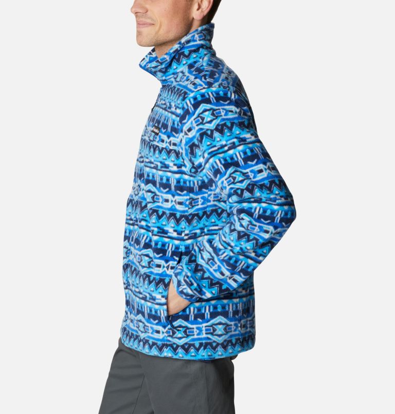 Steens Mountain Printed Jacket | 432 | XXL, Color: Bright Indigo 80s Stripe Print, image 3