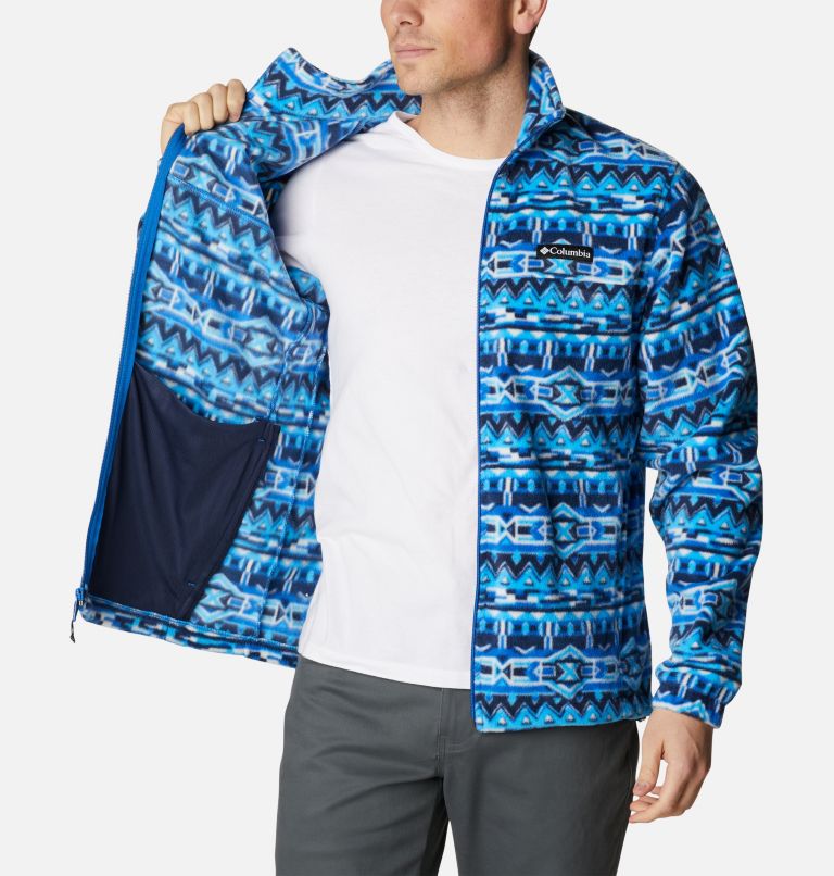 Steens Mountain Printed Jacket | 432 | XXL, Color: Bright Indigo 80s Stripe Print, image 5