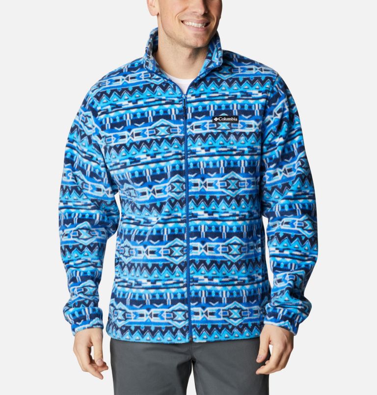 Men s Steens Mountain Printed Fleece Jacket