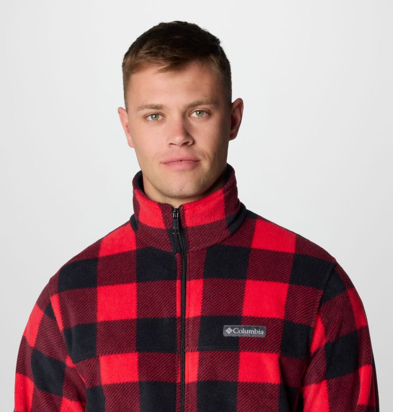 Red columbia fleece jacket sale