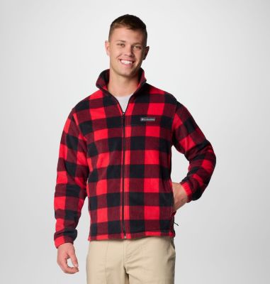 Steens Mountain Printed Jacket, Color: Mountain Red Check Print, image 1