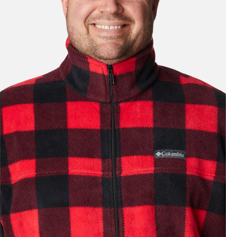 Men's Steens Mountain Printed Jacket - Big, Color: Mountain Red Check Print, image 4