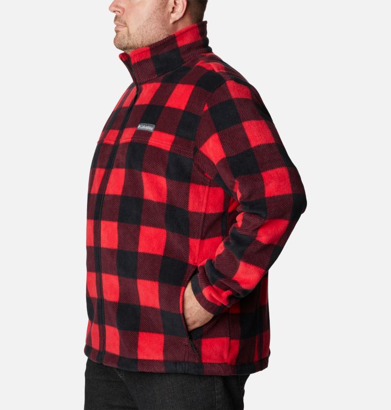 Men's Steens Mountain Printed Jacket - Big, Color: Mountain Red Check Print, image 2