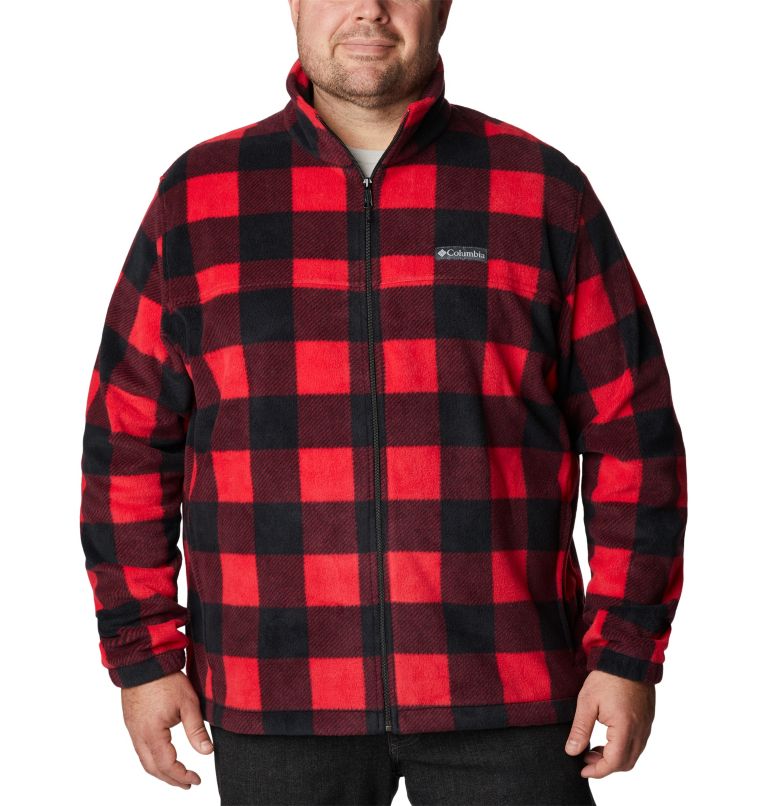 Men's Steens Mountain Printed Jacket - Big, Color: Mountain Red Check Print, image 1